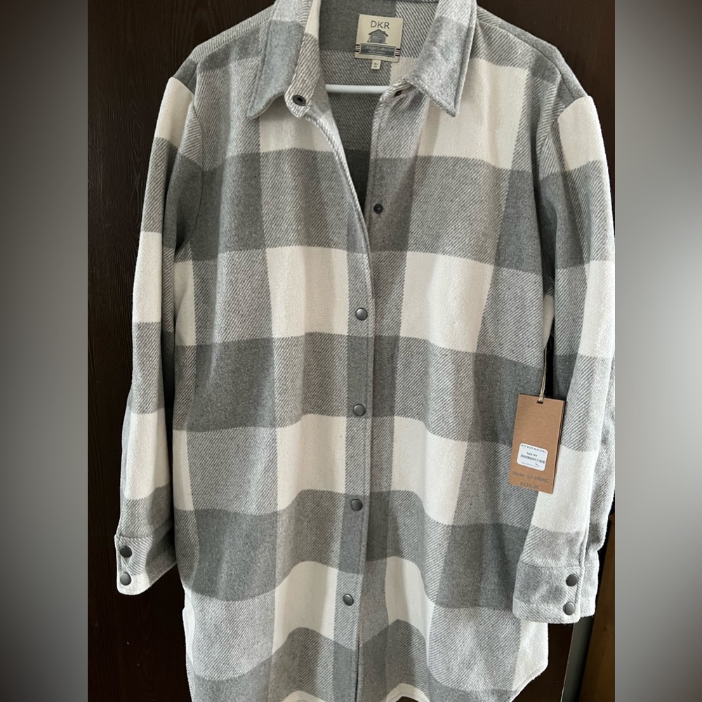 XL mid length shacket BRAND NEW TAGS ON